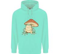 Una Rana Sotto Un Ombrello A Toadstool Felpa Uomo