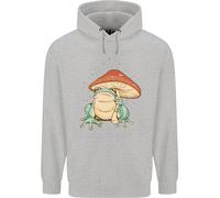 Una Rana Sotto Un Ombrello A Toadstool Felpa Uomo