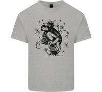 Una Rana Su Un Fungo Maglietta Per Bambini Ragazzi E Ragazze