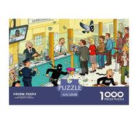 Una rapina in una banca tedesca Puzzle in Legno Impermeabile DIY Puzzles Da 1000 Pezzi Regali Per Adulti Sfidanti E Rompicapo Giochi Educativi