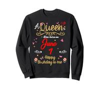 Una Regina è Nata Il 1° Giugno 1 ° Compleanno Felpa
