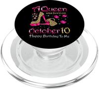 Una regina è nata il 10 ottobre Buon compleanno a me PopSockets PopGrip per MagSafe