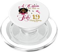 Una regina è nata il 19 luglio Buon compleanno a me PopSockets PopGrip per MagSafe