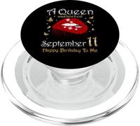 Una regina è nata l'11 settembre Buon compleanno a me PopSockets PopGrip per MagSafe