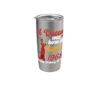 Una regina è nata nell'agosto 1968 Buon compleanno a me, mamma Bicchiere termico in acciaio inox doppia parete