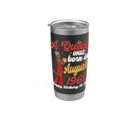 Una regina è nata nell'agosto del 1960 Buon compleanno a me, mamma Bicchiere termico in acciaio inox doppia parete