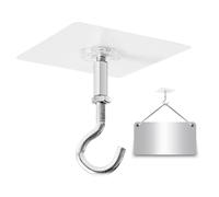 Una robusta soluzione di sospensione. Non è necessario praticare fori. Può essere installato all'interno e all'esterno. Lanterne floreali, lampadari, leggeri per riporre oggetti. È un po '