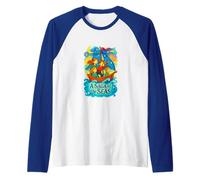 Una Saga dei Mari Kenneth Grahame Sea Infanzia Avventura Maglia con Maniche Raglan