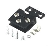 Una scelta affidabile in hardware, queste cerniere non apribili sono su misura per l'uso con pannelli sottili di dimensioni standard (nero)