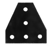 Una scelta intelligente L'affidabile piastra a 5 fori che offre connessioni solide in varie applicazioni (2020 nero)