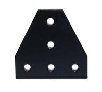 Una scelta intelligente L'affidabile piastra a 5 fori che offre connessioni solide in varie applicazioni (3030 nero)