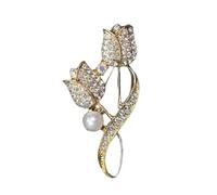 Una Spilla Al Petto Piena Di Tulipani, Che Brilla Ogni Giorno Di Moda, Decorativa Generale Per Uomini E Donne