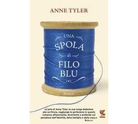 Una spola di filo blu