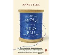 Una spola di filo blu