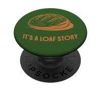 Una storia di pagnotta amanti del pane a lievitazione PopSockets PopGrip Adesivo