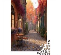 Una Strada Tranquilla in una Piccola Città dai Colori Autunnali1000 Pezzi Impossibili Per Adulti, Giochi, Regali, Sfide Per Bambini38x26cm/1000pcs