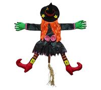 Una strega di Halloween si precipita in Un Albero, Una Strega si schianta in Un Albero - Halloween ha schiacciato Una Strega in Un Albero | Decorazione del partito di Halloween, divertente e Carino