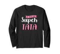 Una Super Tata - Regalo Donna Annuncio Tata Maglia a Manica