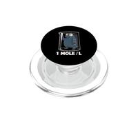 Una talpa per litro divertente chimica scienza studente fisica PopSockets PopGrip per MagSafe