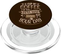 Una tazza di caffè è il modo migliore per iniziare la giornata - caffè PopSockets PopGrip per MagSafe