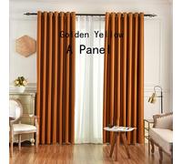 Una Tenda Oscurante Nera In Raso Seta Per Finestra Arredamento Camera Da Letto