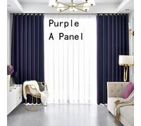 Una Tenda Oscurante Nera In Raso Seta Per Finestra Arredamento Camera Da Letto