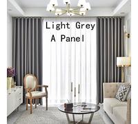 Una Tenda Oscurante Nera In Raso Seta Per Finestra Arredamento Camera Da Letto