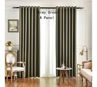 Una Tenda Oscurante Nera In Raso Seta Per Finestra Arredamento Camera Da Letto