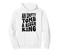 Una Tomba Vuota Un re risorto Uomini e Donne cristiani AMA Dio Felpa con Cappuccio