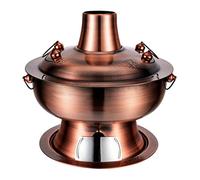 Una Tradizionale pentola Cinese in Rame, Una vaporiera shabu-shabu in Stile retrò, Una Stufa a Carbone in Acciaio Inossidabile da 34 cm e Una pentola in Rame Viola: Tutti Questi Elementi Si
