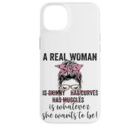 Una vera donna è qualunque cosa lei vuole essere corpo positività Custodia per iPhone 14 Plus