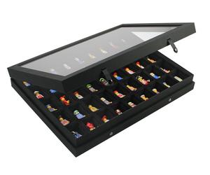 UNA VETRINETTA BLACK EDITION CON 45 SCOMPARTI PER FIGURINE MINIFIGURES LEGO