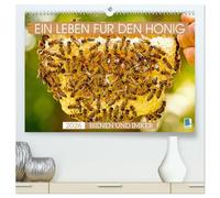 Una vita per il miele, api e apicoltori (calendario da parete di alta qualità 2026 DIN A2 quer), stampa artistica lucida. Il mondo dell'apicoltura: fiori, api, miele (Calvendo animali)