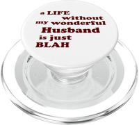 Una vita senza il mio meraviglioso marito è noiosa Amore PopSockets PopGrip per MagSafe