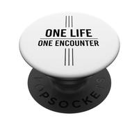 Una Vita Uno Incontro Concetto Giapponese Messag PopSockets PopGrip Adesivo