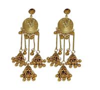 Una volta che il vento rotondo in stile etnico è in crisi frange gli orecchini d’argento dell’ago - accessori unici, di alta gamma, metallici e stilizzati per l’orecchio
