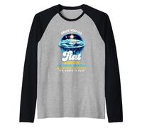 Una Volta Che Vai Piatto Non tornerai mai Indietro la Terra è Piatta Maglia con Maniche Raglan