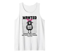 Una Volta Ero Perso ma Ora Sono ritrovato Luke 15:10 Divertente Pecora smarrita Canotta