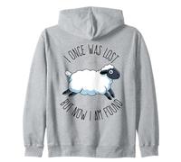 Una Volta Ero Perso, ma Ora Sono ritrovato, Versetto biblico Cristiano Felpa con Cappuccio