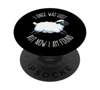 Una volta ero perso, ma ora sono ritrovato, versetto biblico cristiano PopSockets PopGrip Adesivo