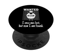 Una volta ero perso, ma ora sono ritrovato, versetto biblico cristiano PopSockets PopGrip Adesivo
