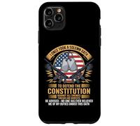 Una volta ho fatto un solenne giuramento di difendere il veterano della Costituzione Custodia per iPhone 11 Pro Max