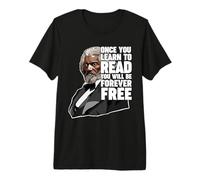 Una Volta imparato a Leggere Frederick Douglass Maglietta Premium