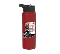 Una volta imparato a leggere Frederick Douglass Stainless Steel Insulated Water Bottle
