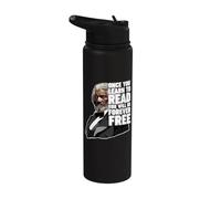 Una volta imparato a leggere Frederick Douglass Stainless Steel Insulated Water Bottle
