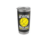Una volta in un po', una fantastica palla da bocce per giocatore di bocce Bicchiere termico in acciaio inox doppia parete