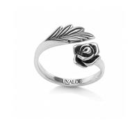 UNALOE SEDUCENTI EMOZIONI Anello Contrariè in Argento 925, Regolabile, da Donna, Design Tridimensionale, Gioielli in Argento, Idea Regalo, Silver, 18
