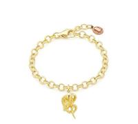 UNALOE SEDUCENTI EMOZIONI Bracciale Argento 925 Snake con Charm Serpente Design Simbolico, Bracciale Regolabile Elegante Donna, Gioiello Moderno Carattere Forte (Gold)