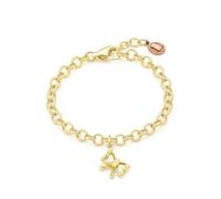 UNALOE SEDUCENTI EMOZIONI Bracciale Donna Fiocco Catena Elegante Design Minimal Gioiello Donna Moderno Argento o Placcato Oro 18KT (Gold)