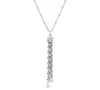 UNALOE SEDUCENTI EMOZIONI Collana Donna in Argento Sterling 925 con Frange e Catene Pendenti, Nickel Free (Silver)